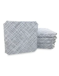 COPRISEDIA con ALI tinta unita IN TESSUTO Jacquard MODERN Grigio