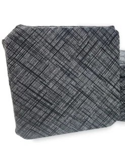 COPRISEDIA con ALI tinta unita IN TESSUTO Jacquard MODERN Nero