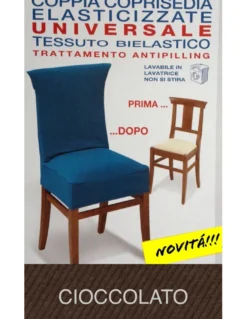 COPRISEDIA ELASTICIZZATO NEW YORK INTERO CIOCCOLATO