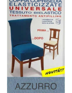 COPRISEDIA ELASTICIZZATO NEW YORK INTERO AZZURRO