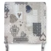 COPRISEDIA morbidone TESSUTO LONETA Tirolese SHABBY Beige CUSCINO SEDIA sfoderabile