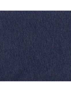 Copriseduta Divano New York Blu - Tessuto Elasticizzato a Costine Antipilling - Made in Italy