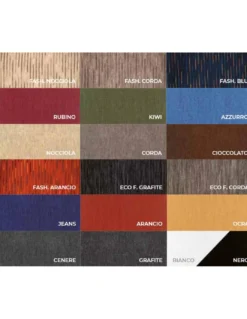 Copriseduta Divano New York Fashion Corda - Tessuto Elasticizzato a Costine Antipilling - Made in Italy
