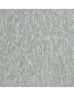 Copriseduta Divano New York Grigio Melange - Tessuto Elasticizzato a Costine Antipilling - Made in Italy