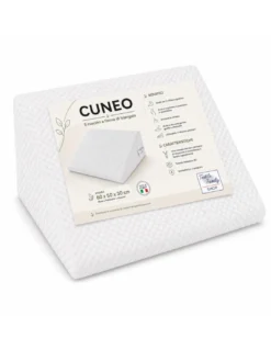 CUSCINO ad angolo TRIANGOLO A CUNEO gambe Gravidanza REFLUSSO GASTRICO per Letto E DIVANO Sostegno LOMBARE SCHIENA