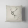 Cuscino ARREDO tirolese CERVO beige ECRÙ cm. 40x40