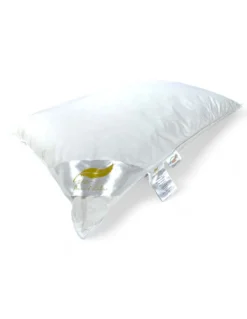 Cuscino Letto Matrimoniale in Piuma d’Oca 50x80 cm | Guanciale Ergonomico, Traspirante e Ipoallergenico | Piume d’Autore