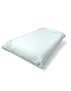 Cuscino Memory Foam FREDDO+ 75×45 cm – Effetto Ice-Touch Rinfrescante – Ergonomico Cervicale – Made in Italy, Sfoderabile