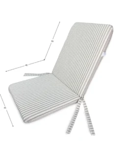 CUSCINO Sedia ALTO PER Poltrone SDRAIO Sfoderabile cm. 45X115X5 DA ESTERNO QUALITA Extra