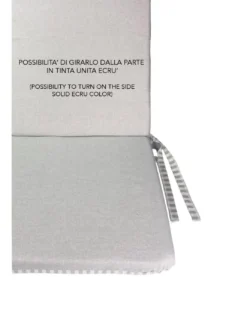 CUSCINO Sedia BASSO PER Poltrone SDRAIO Sfoderabile cm. 45X94X5 DA ESTERNO QUALITA Extra