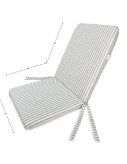 CUSCINO Sedia BASSO PER Poltrone SDRAIO Sfoderabile cm. 45X94X5 DA ESTERNO QUALITA Extra