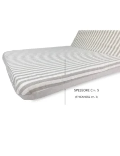 CUSCINO Sedia BASSO PER Poltrone SDRAIO Sfoderabile cm. 45X94X5 DA ESTERNO QUALITA Extra