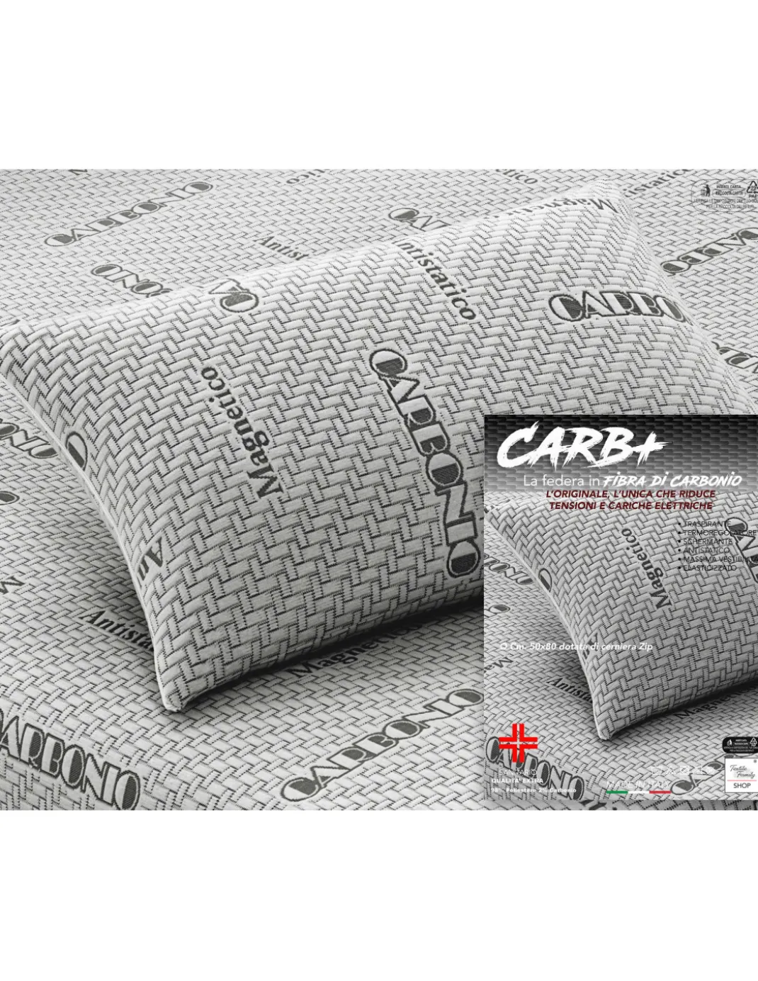 FEDERA CARB PLUS IN Fibra di CARBONIO Antistatica ANALLERGICA