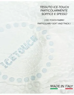 Federa Rinfrescante Ice-Touch Singola 50x80 cm – Termoregolante Estiva – Traspirante e Made in Italy