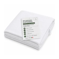 Federa Sottofedera Elasticizzata 50x120 con Cerniera – Misura Francese in Spugna Jacquard Made in Italy