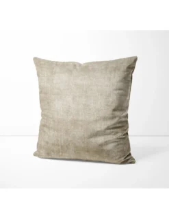 Federe perCuscino ARREDO VELVET BEIGE Tortora in Morbido tessuto Vellutato Antimacchia cm. 40 - 50 - 60 Made in Italy