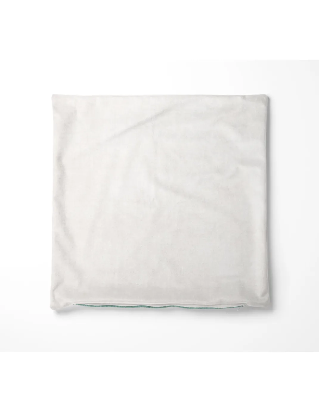 Federe per Cuscino ARREDO VELVET BIANCO in Morbido tessuto Vellutato Antimacchia cm. 40 - 50 - 60 Made in Italy