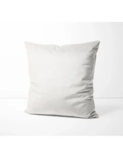 Federe per Cuscino ARREDO VELVET BIANCO in Morbido tessuto Vellutato Antimacchia cm. 40 - 50 - 60 Made in Italy