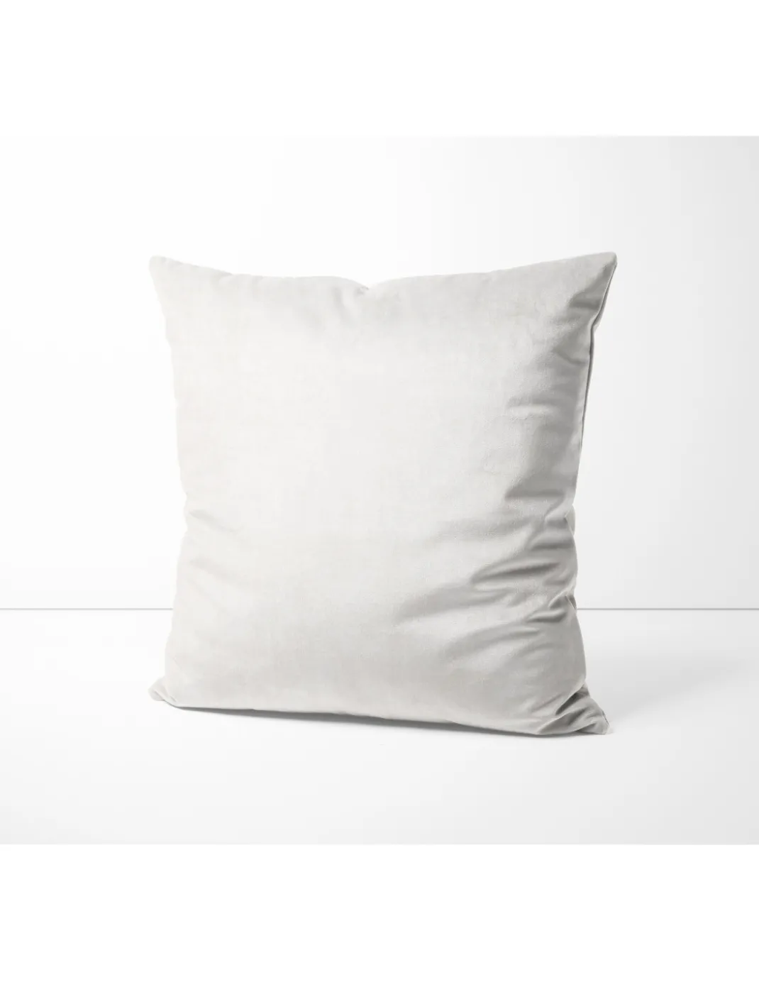 Federe per Cuscino ARREDO VELVET BIANCO in Morbido tessuto Vellutato Antimacchia cm. 40 - 50 - 60 Made in Italy