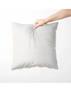 Federe per Cuscino ARREDO VELVET BIANCO in Morbido tessuto Vellutato Antimacchia cm. 40 - 50 - 60 Made in Italy