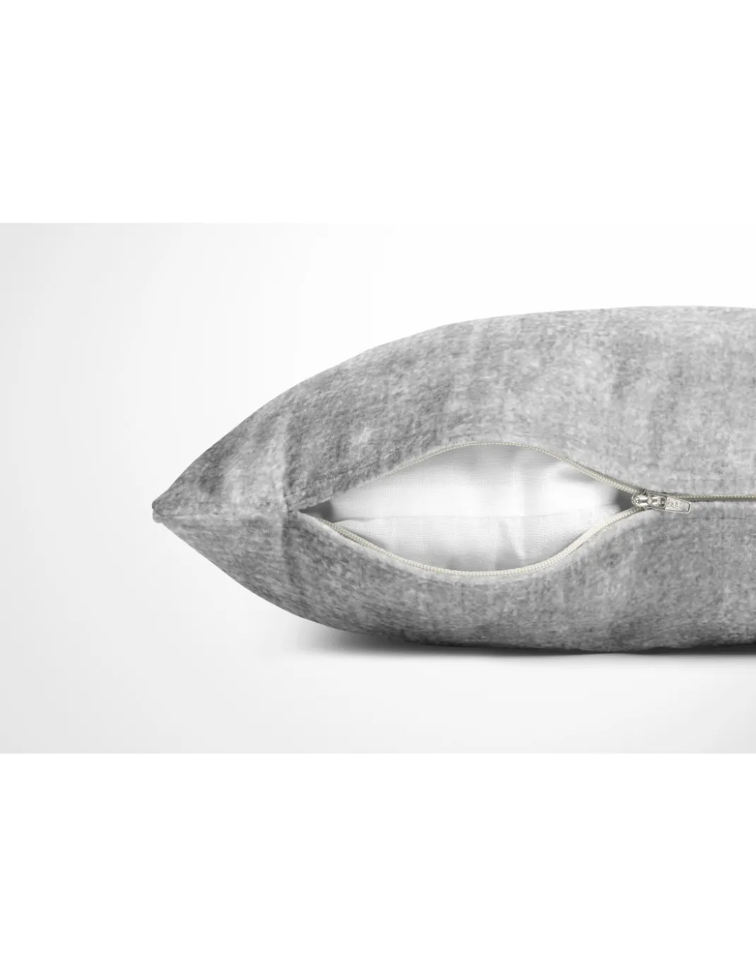 Federe per Cuscino ARREDO VELVET GRIGIO in Morbido tessuto Vellutato Antimacchia cm. 40 - 50 - 60 Made in Italy