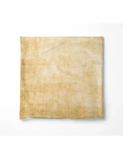 Federe per Cuscino ARREDO VELVET OCRA in Morbido tessuto Vellutato Antimacchia cm. 40 - 50 - 60 Made in Italy