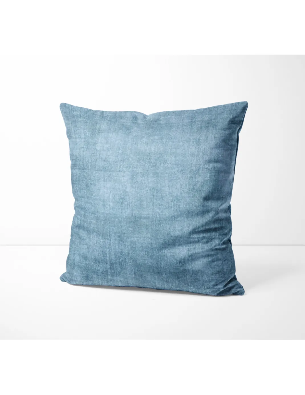Federe per Cuscino ARREDO VELVET BLU in Morbido tessuto Vellutato Antimacchia cm. 40 - 50 - 60 Made in Italy