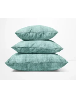 Federe per Cuscino ARREDO VELVET Verde in Morbido tessuto Vellutato Antimacchia cm. 40 - 50 - 60 Made in Italy