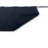 Grembiule Nero a Vita con Tripla Tasca Gaspare, Tessuto Drill Cotone-Poliestere, Resistente, Made in Italy