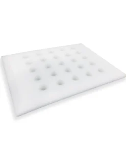 Guanciale Bambino Antisoffoco 29x37 cm - Cuscino Culla e Lettino in Cotone - Made in Italy, Traspirante