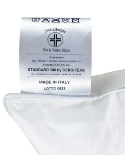 GUANCIALE cuscino ANALLERGICO EFFETTO Piuma GOOD NIGHT in Microsfere Made in Italy