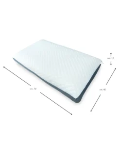 GUANCIALE cuscino MEMORY 3D con FODERA super TRASPIRANTE