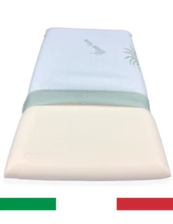 GUANCIALE CUSCINO MEMORY FOAM FODERA IN ALOE VERA