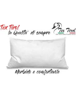 GUANCIALE CUSCINO PIUMA PIUMINO OCA DOLOMITI TEX TIROL ©