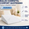 GUANCIALE cuscino TRIANGOLO A CUNEO gambe GRAVIDANZA Reflusso GASTRICO