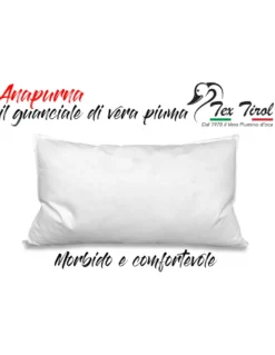 GUANCIALE CUSCINO VERA PIUMA ANAPURNA TEX TIROL ©
