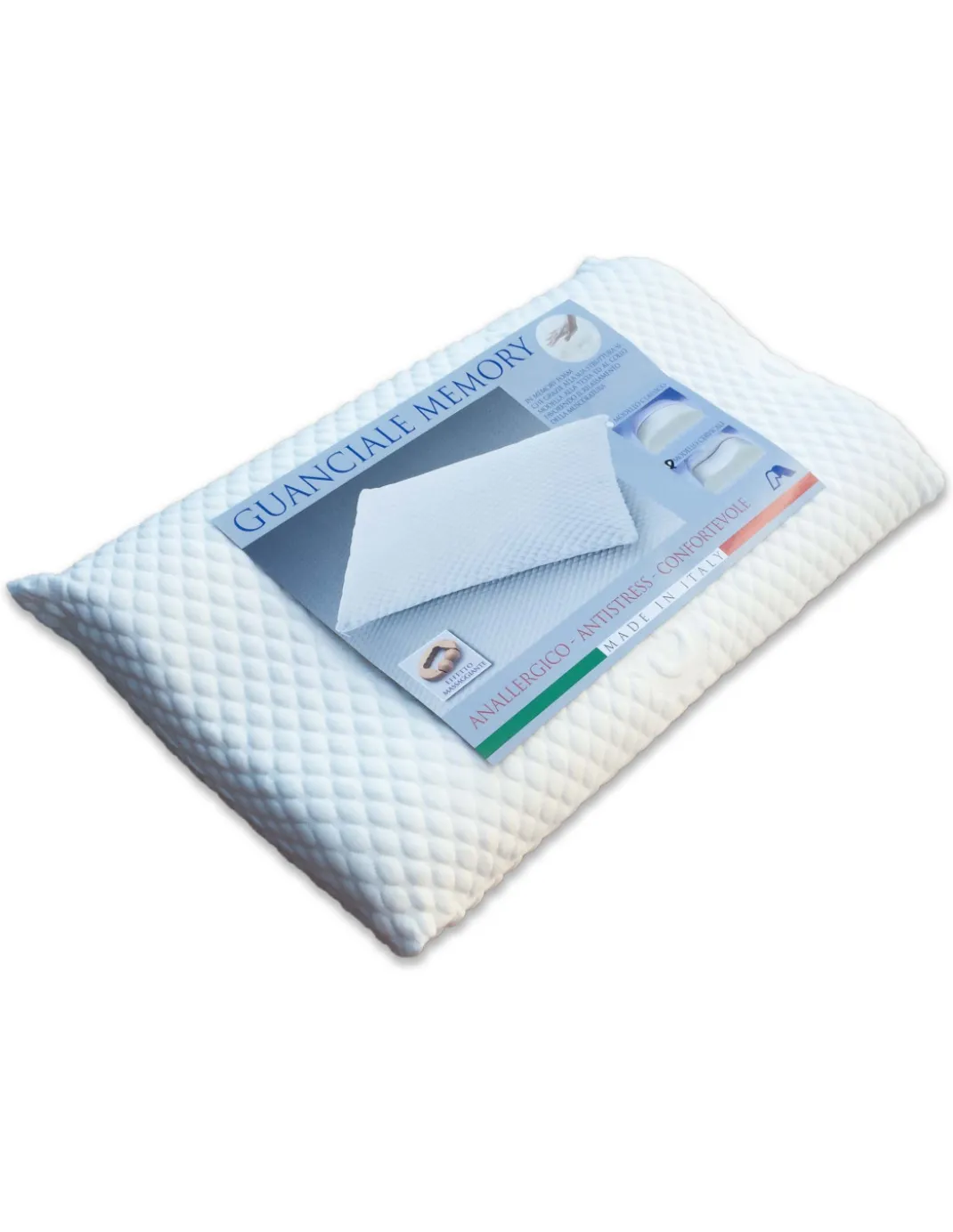 GUANCIALE MEMORY SPHERE ANTIACARO ANALLERGICO MOD. CERVICALE