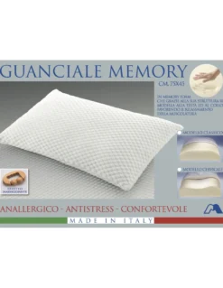 GUANCIALE MEMORY SPHERE ANTIACARO ANALLERGICO MOD. SAPONETTA