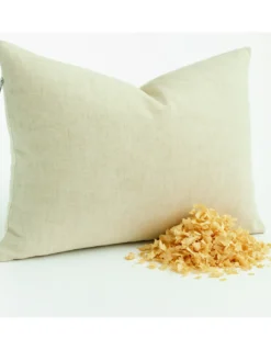 Guanciale Pino Cembro Alto Adige 50x80 - Cuscino Cirmolo Naturale Sonno Profondo - Regolabile, Cotone Grezzo, Relax