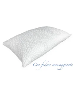 GUANCIALE PIUMA PIUMINO OCA ISSIMO DAUNEX CON FEDERA TEXFAMILY MASSAGGIANTE