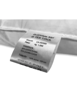 GUANCIALE PIUMA PIUMINO OCA TEX TIROL © ALPI made in Italy