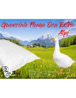 GUANCIALE PIUMA PIUMINO OCA TEX TIROL © ALPI made in Italy