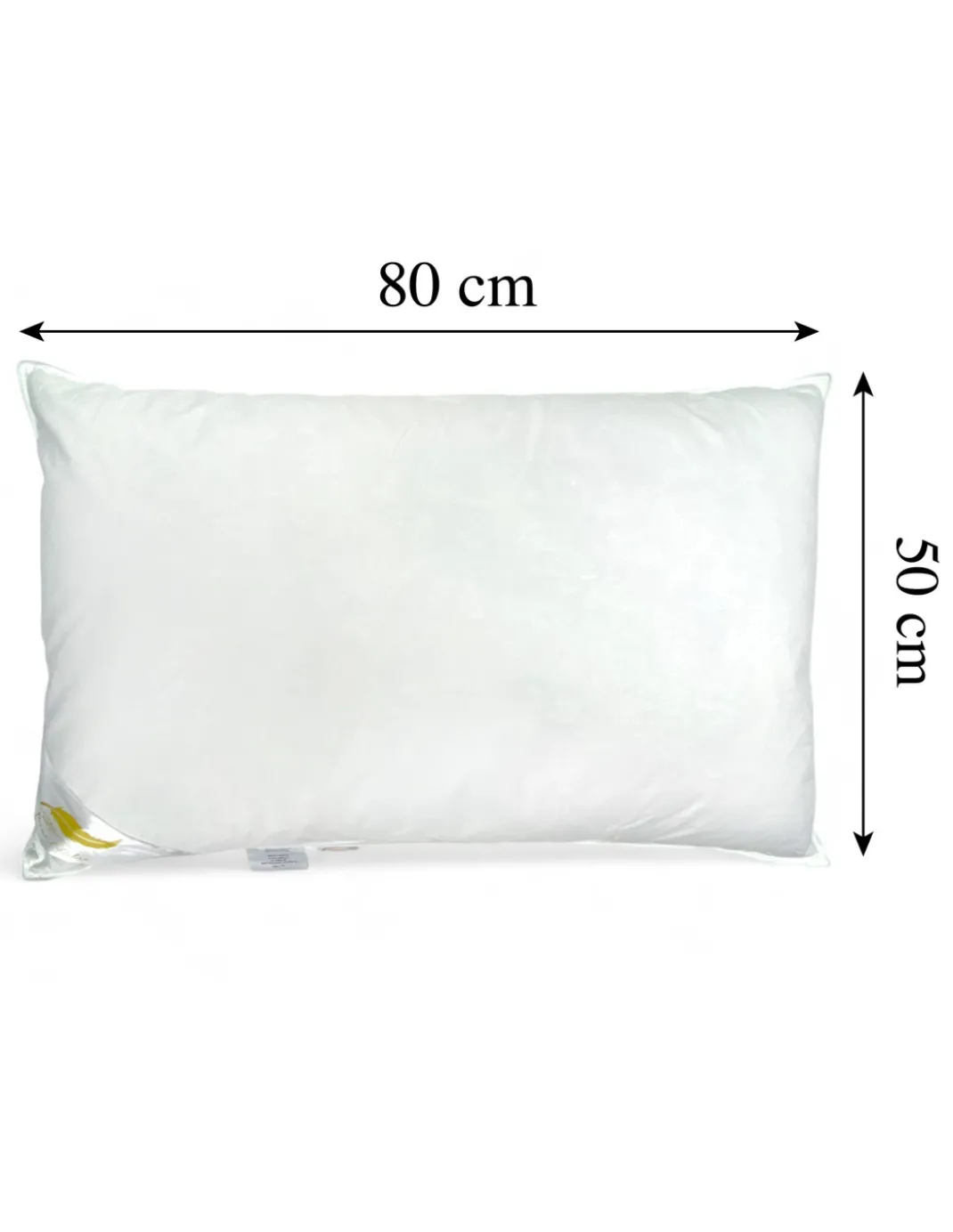 Guanciali Piume d'Autore, Set di 2 Cuscini Letto Matrimoniale Piuma d'Oca 50x80 cm, 1100g, Morbidi, Ipoallergenici e Ergonomici