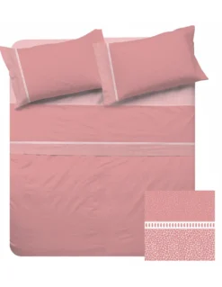 Lenzuola Matrimoniali Cotone Completo MAXI Tex Family - Design Moderno 