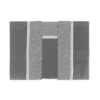 Lenzuola Matrimoniali Cotone Completo MAXI Tex Family - Design Moderno "Time" Colore Grigio