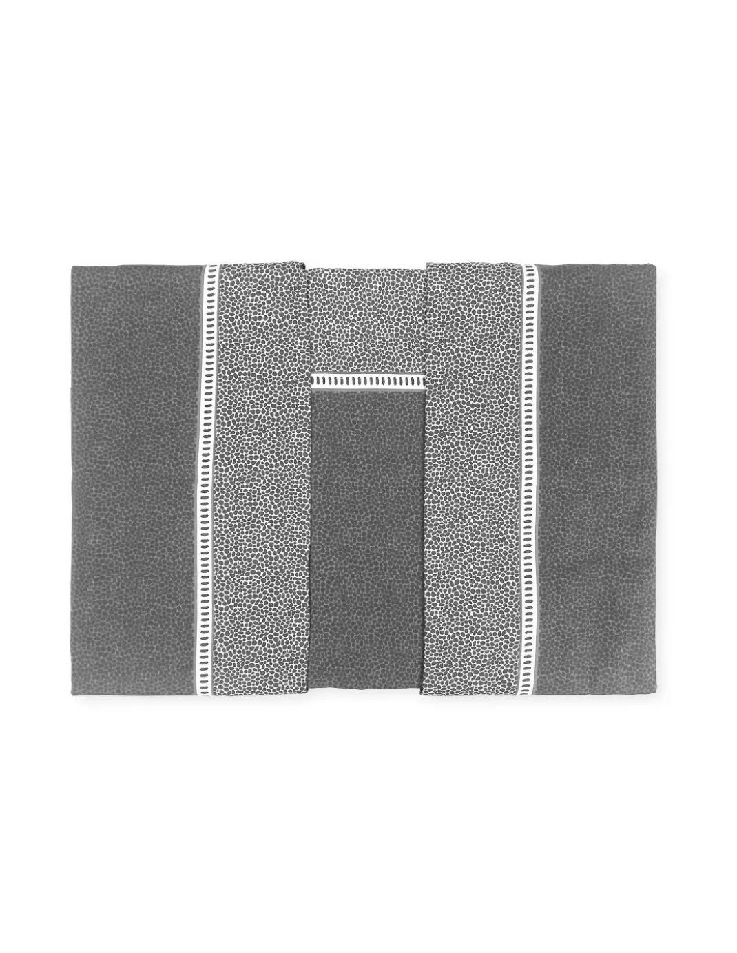 Lenzuola Matrimoniali Cotone Completo MAXI Tex Family - Design Moderno "Time" Colore Grigio