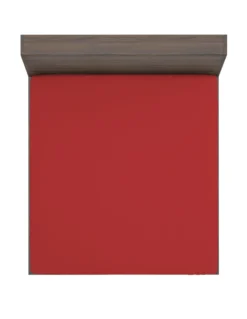 LENZUOLO con ANGOLI STRONG tinta unita BORDEAUX made in Italy