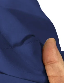 LENZUOLO con ANGOLI STRONG tinta unita BLU SCURO made in Italy
