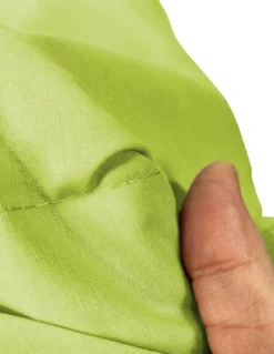 LENZUOLO con ANGOLI STRONG tinta unita VERDE ACIDO made in Italy