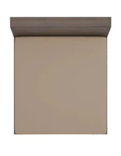 LENZUOLO con ANGOLI STRONG tinta unita NOCCIOLA made in Italy